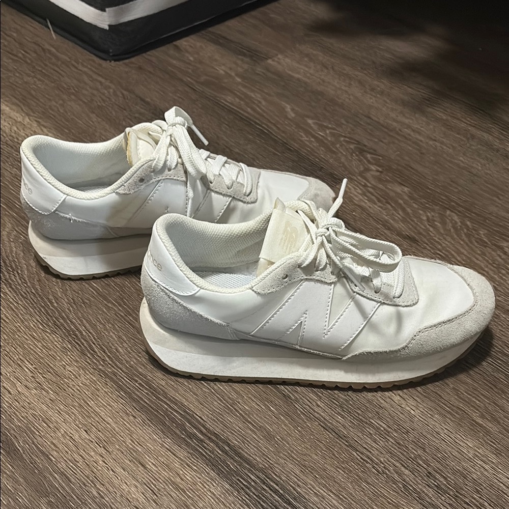 New Balance White Sneakers